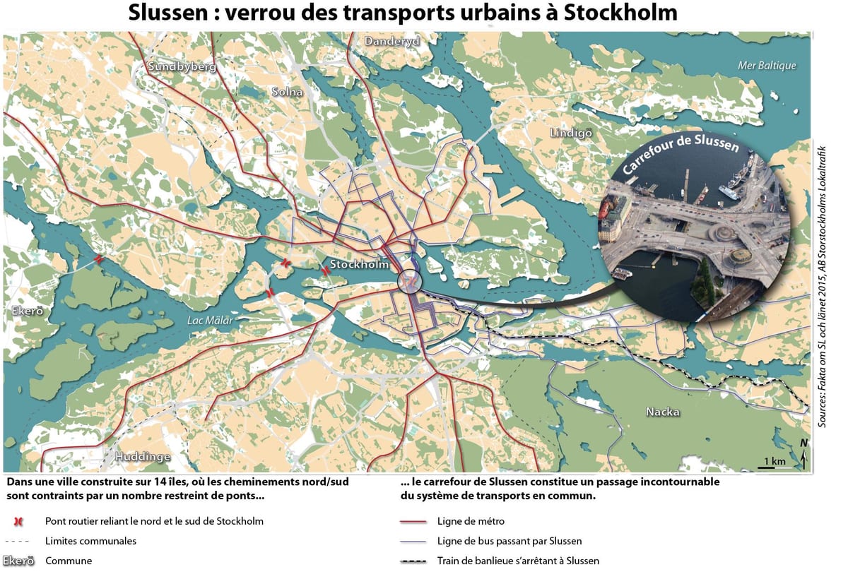 வரைபடம் slussen ஸ்டாக்ஹோம்